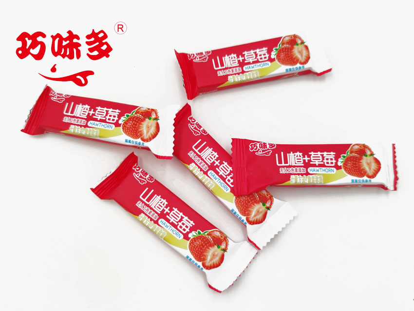 山楂+草莓_果丹皮/山楂糕/山楂卷廠家